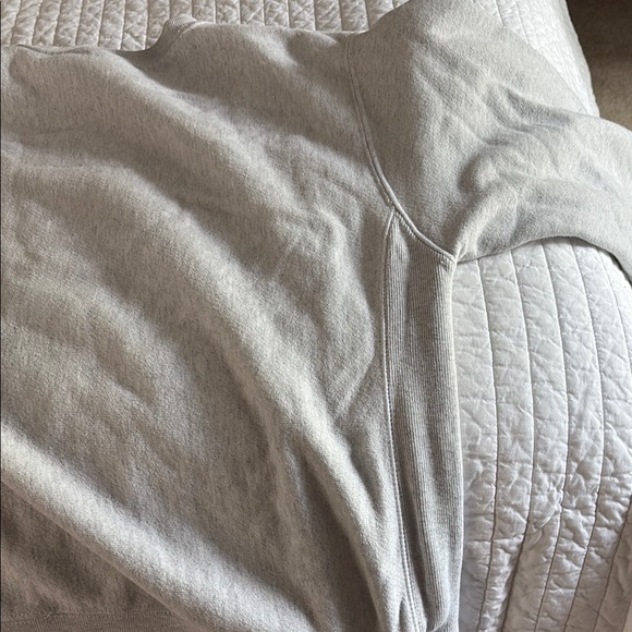 Champion TCU light Gray Sweatshirt with purple Letters - Picture 4 of 6